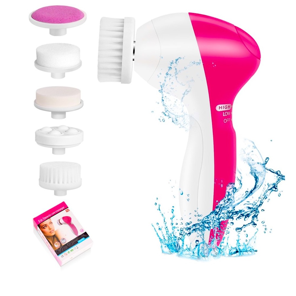 5 in 1 Facial Cleansing Brush-Face Spin Brush Set